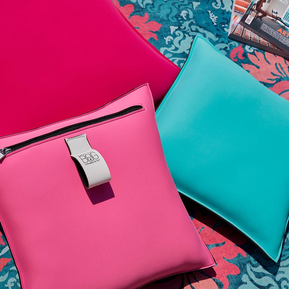 Save my bag Poly Pillow Small - Color Block Vendita