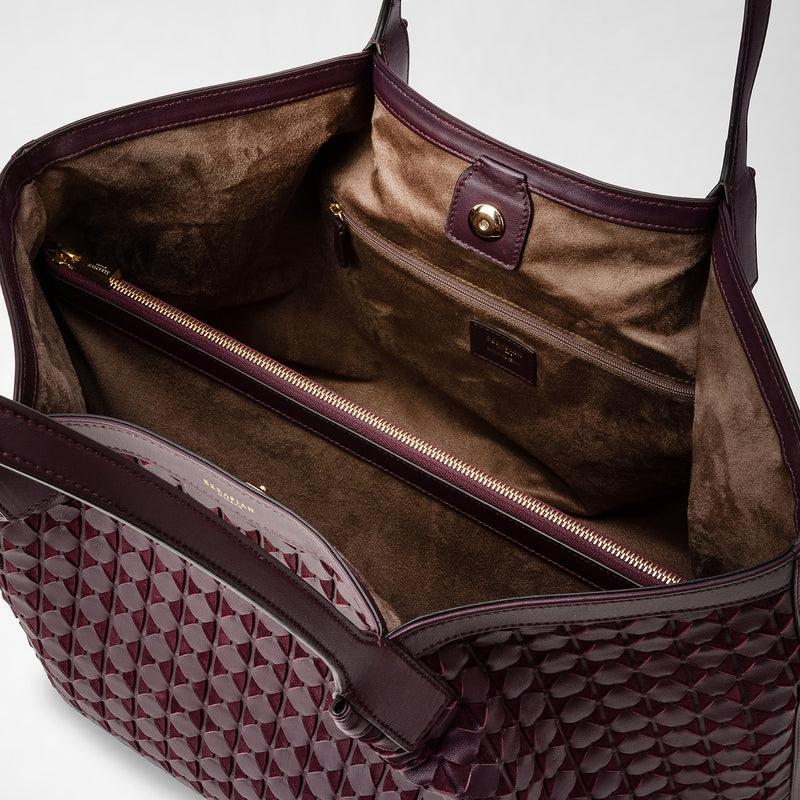 ﻿Serapian TOTE BAG SECRET IN MOSAICO Qualità