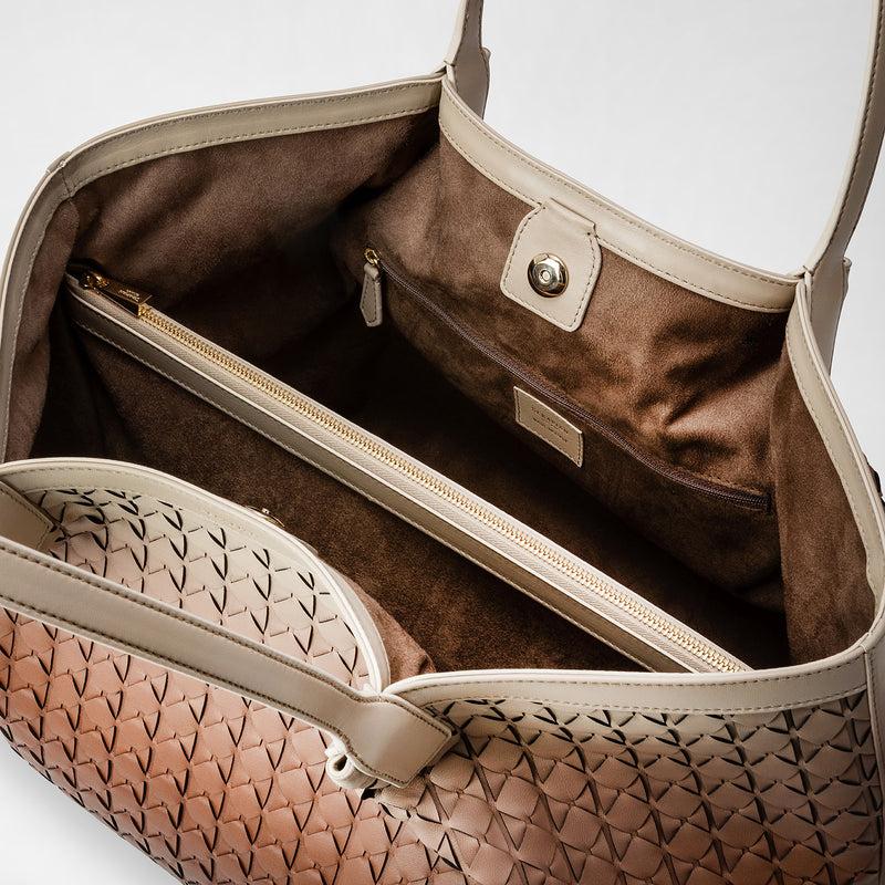 Serapian TOTE BAG SECRET IN MOSAICO Spedizione Gratuita