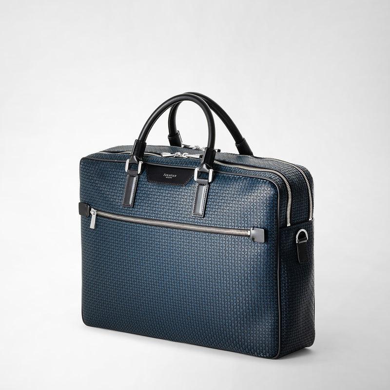 Serapian Borsa business scomparto stepan blu oceano-nero Offerta