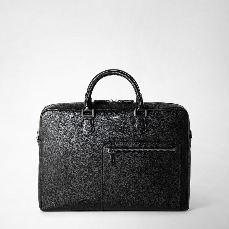 Serapian Borsa business quattordici in pelle cachemire Saldi