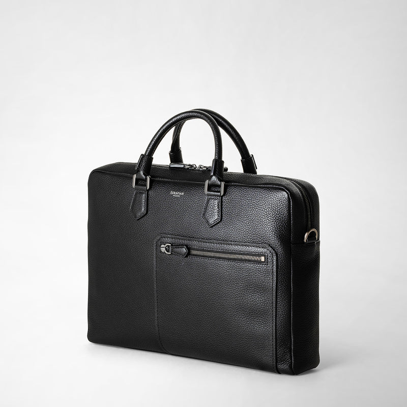 Serapian Borsa business quattordici in pelle cachemire Saldi