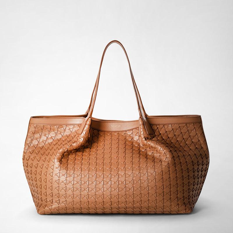 Serapian Secret tote bag in mosaico tan Moda