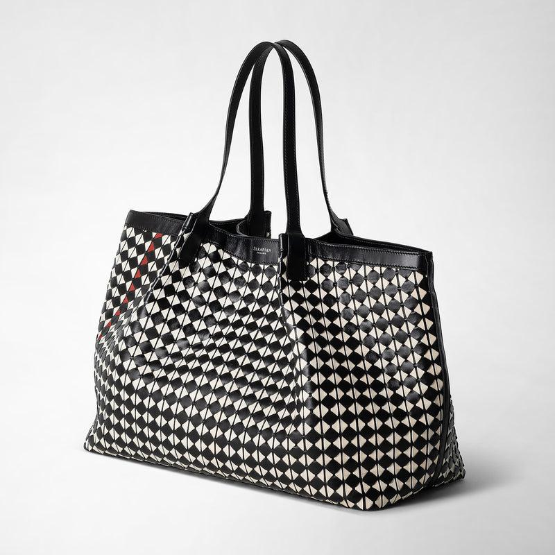 Serapian TOTE BAG SECRET IN MOSAICO In Linea