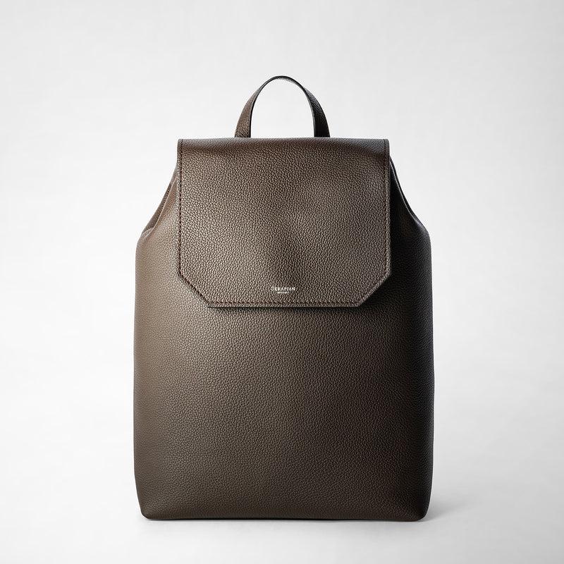 Serapian Day backpack in cachemire leather espresso Sconto