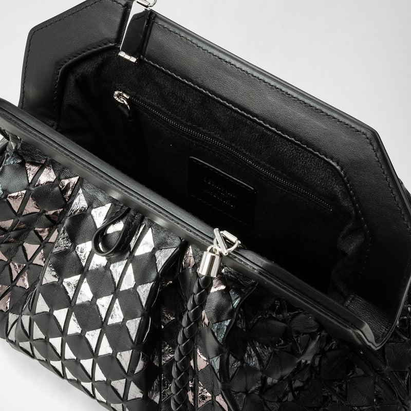 Serapian CLUTCH SECRET IN MOSAICO ED ELAPHE In Vendita