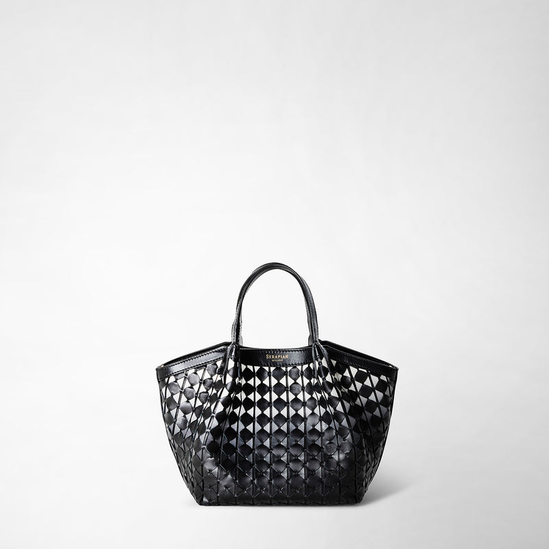 Serapian Borsa secret mini in mosaico chiaroscuro Saldi