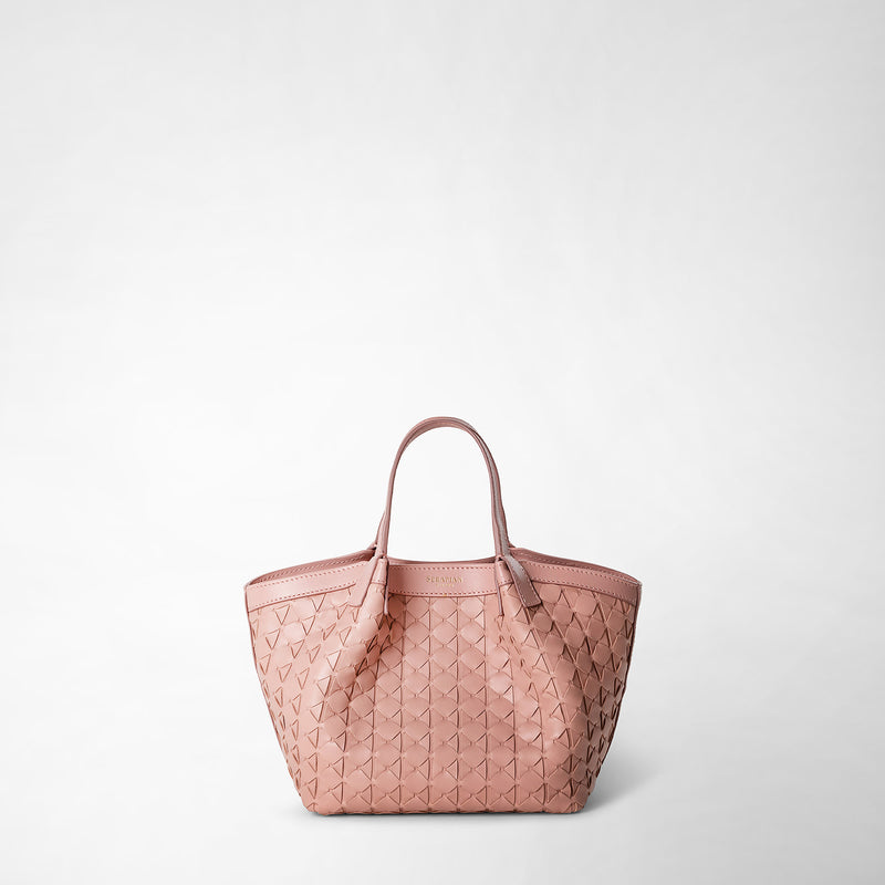 Serapian Borsa secret mini in mosaico blush Negozio