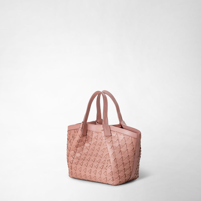 Serapian Borsa secret mini in mosaico blush Negozio