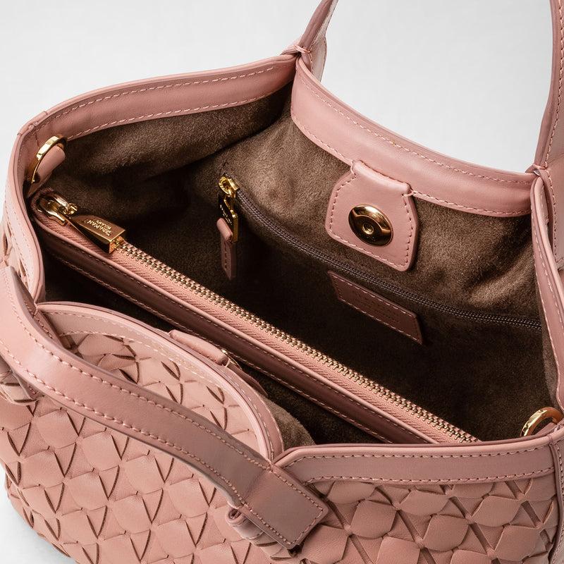Serapian Borsa secret mini in mosaico blush Negozio