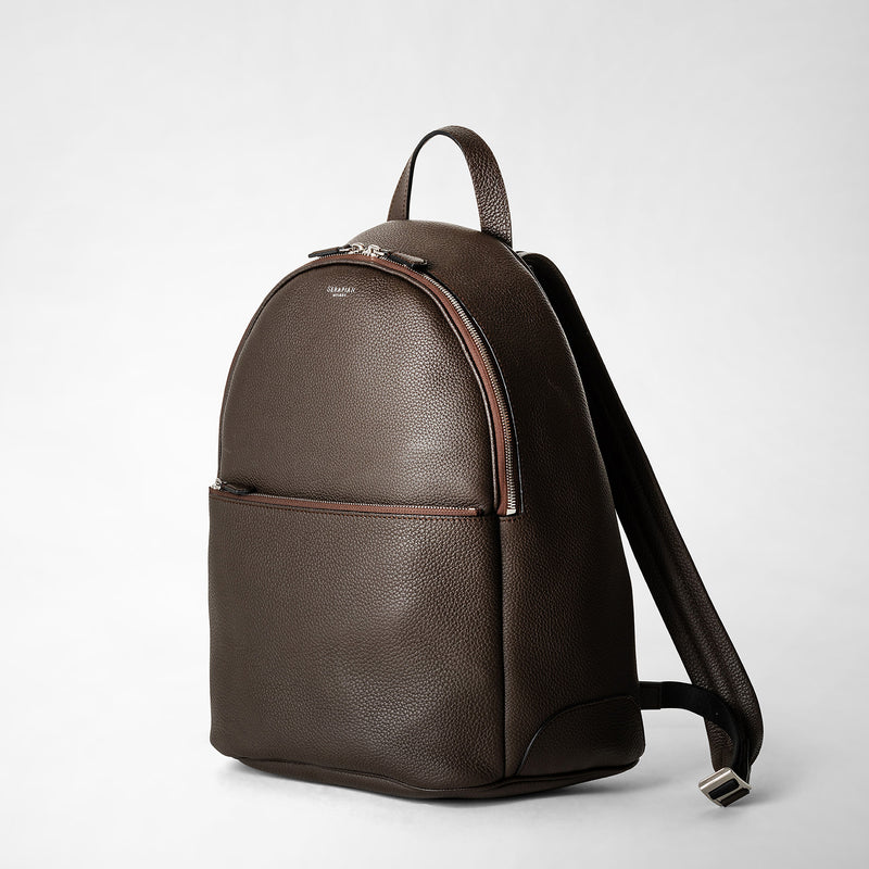 Serapian Backpack in cachemire leather espresso Italy