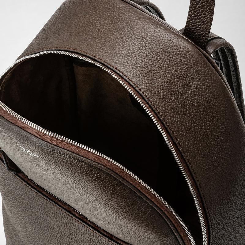 Serapian Backpack in cachemire leather espresso Italy