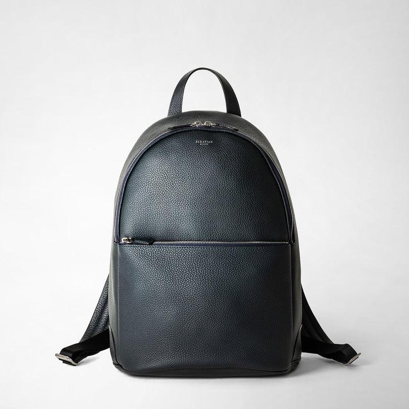 Serapian Zaino in pelle cachemire blu navy 2025