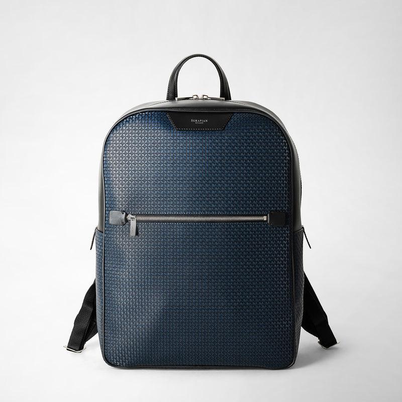Serapian Zaino in stepan blu oceano-nero Soddisfazione Garantita