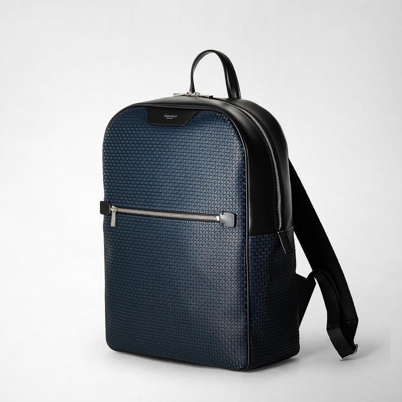 Serapian Zaino in stepan blu oceano-nero Soddisfazione Garantita