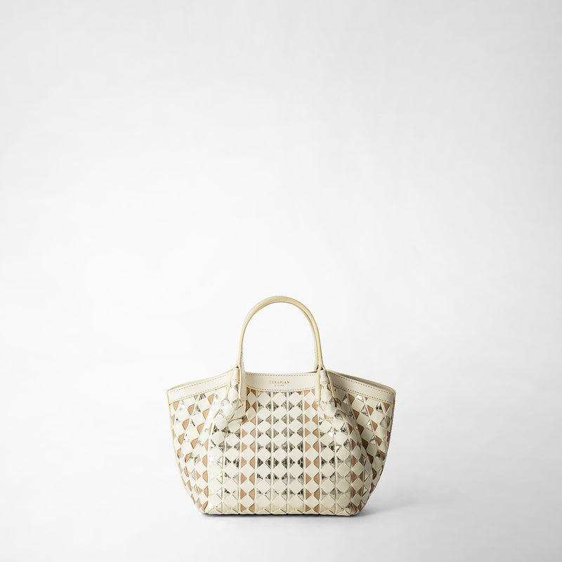 Serapian BORSA SECRET MINI IN MOSAICO ED ELAPHE Shopping Online