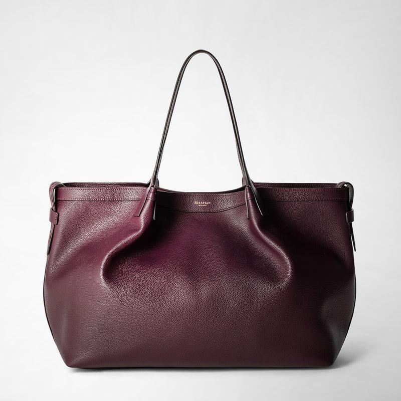 Serapian TOTE BAG SECRET IN PELLE RUGIADA Presa