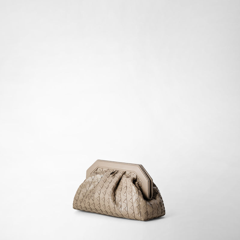 Serapian CLUTCH SECRET IN MOSAICO Vendita Calda