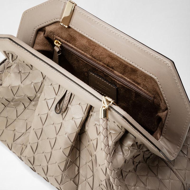 Serapian CLUTCH SECRET IN MOSAICO Vendita Calda