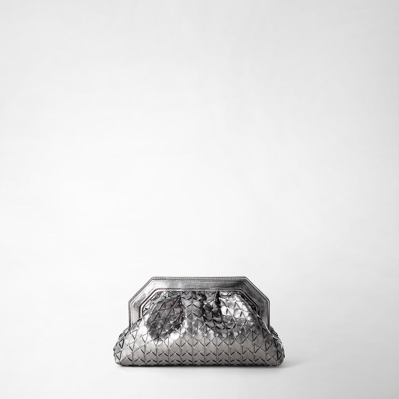 Serapian Secret clutch bag in mosaico ruthenium Saldi Di Fabbrica