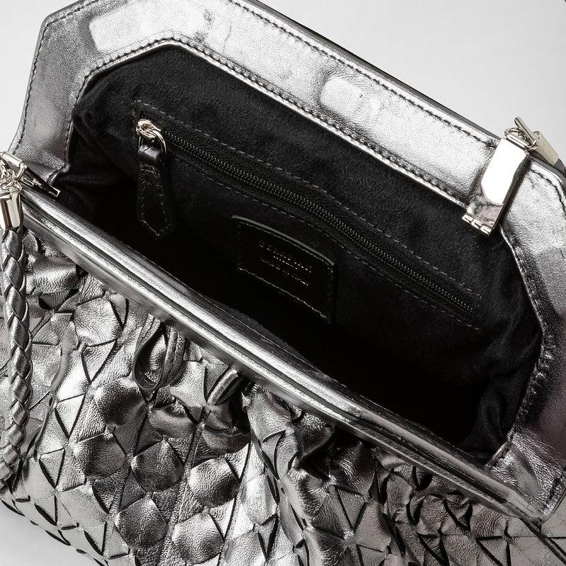 Serapian Secret clutch bag in mosaico ruthenium Saldi Di Fabbrica