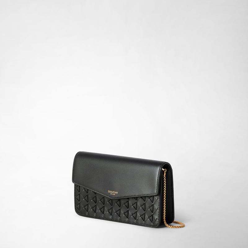 Serapian CLUTCH CON CATENA IN MOSAICO Nuova