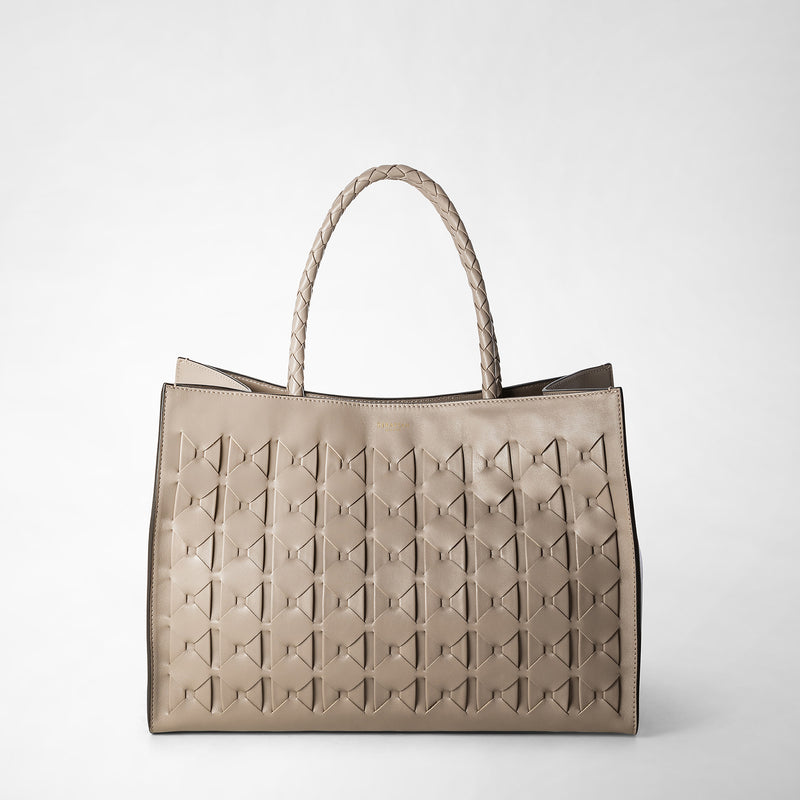 Serapian 1928 tote bag in mosaico sahara Italy