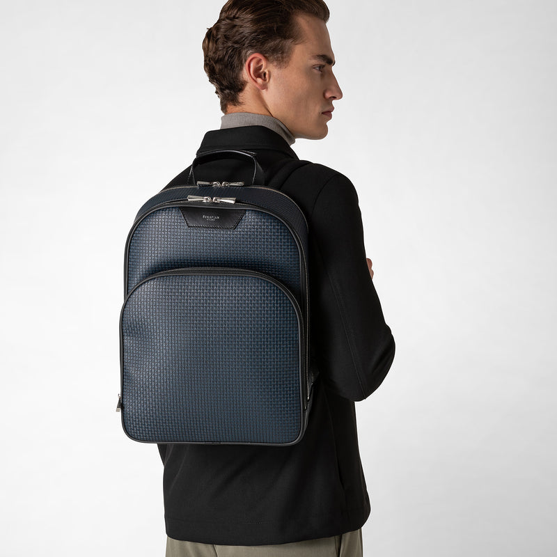 Serapian Zaino city in stepan blu oceano-nero Promozione