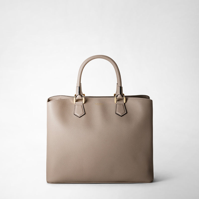 Serapian Borsa a mano luna in pelle rugiada sahara Convenienza