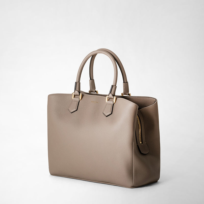 Serapian Borsa a mano luna in pelle rugiada sahara Convenienza