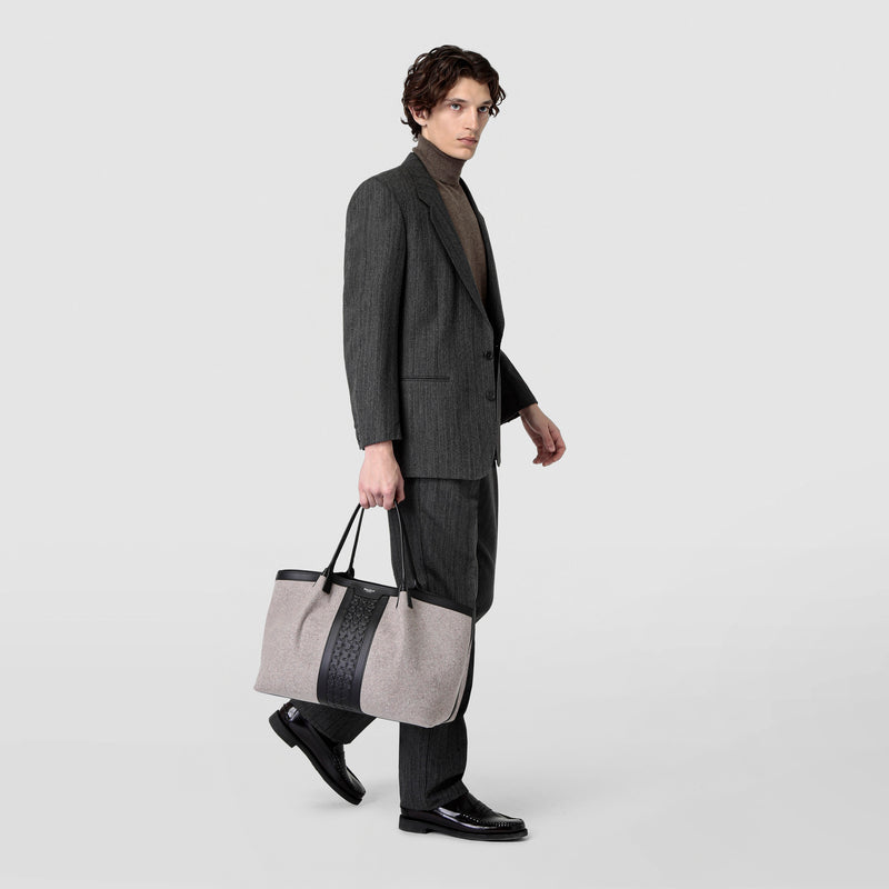 Serapian BORSA SECRET TOTE IN LANA E MOSAICO Negozio