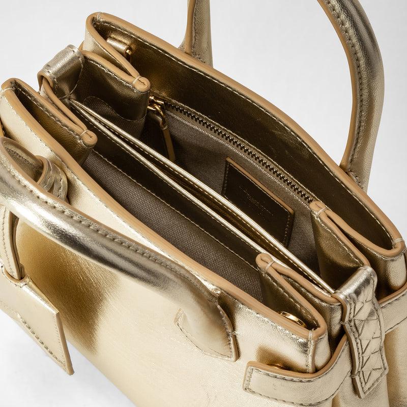 Serapian BORSA A MANO MINI MELINÉ IN PELLE SETA Pezzi Unici