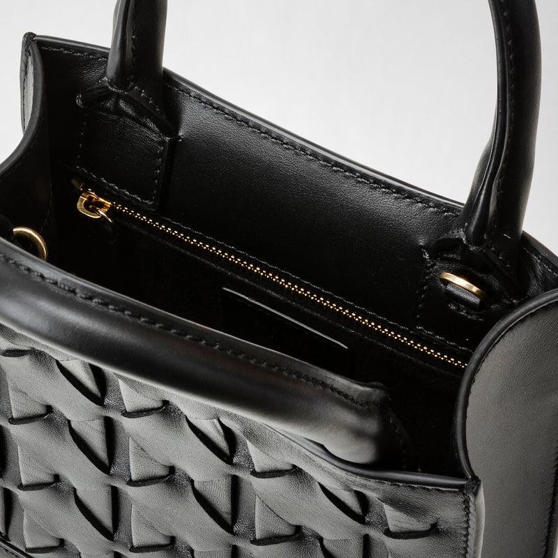 Serapian Borsa 1928 tote mini in mosaico nero Fino Al -60%