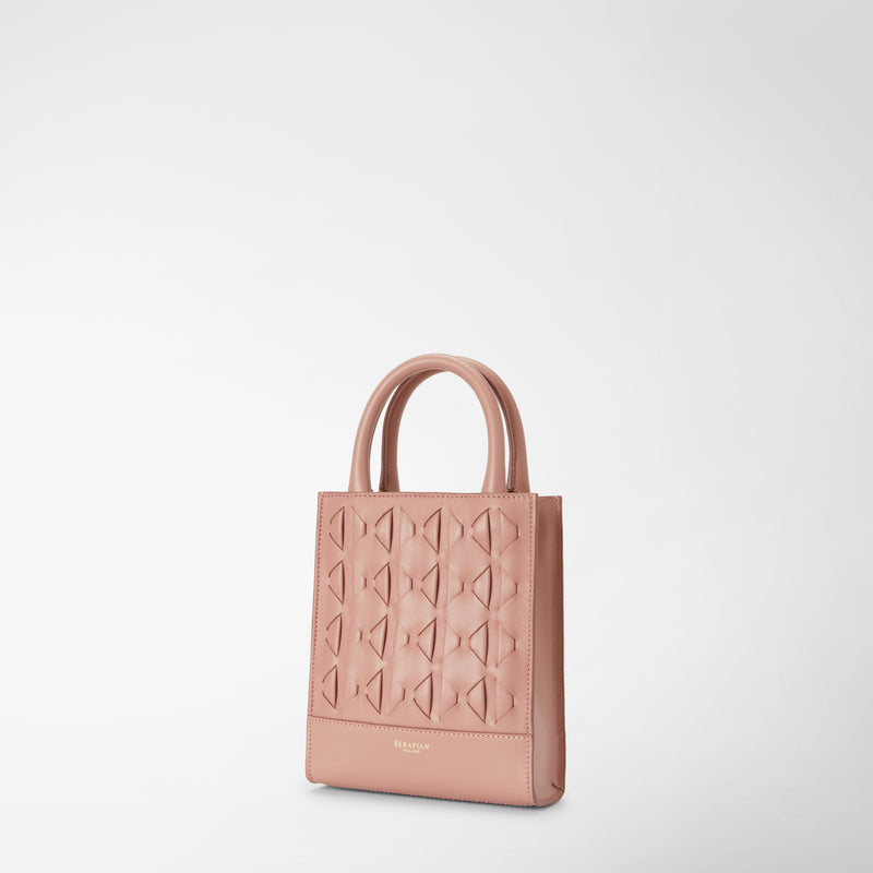 Serapian Borsa 1928 tote mini in mosaico blush Shopping Online