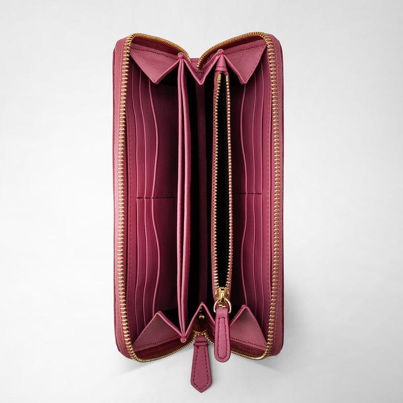 Serapian Zip-around wallet in mosaico petal Sconto