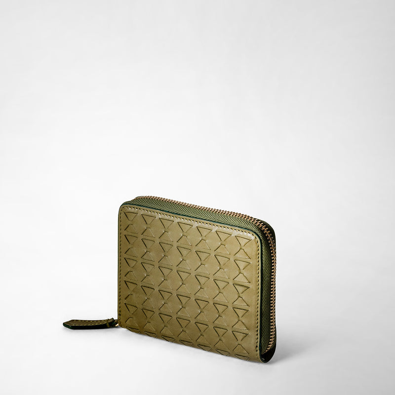 Serapian PORTAFOGLIO MINI CON ZIP IN MOSAICO Outlet