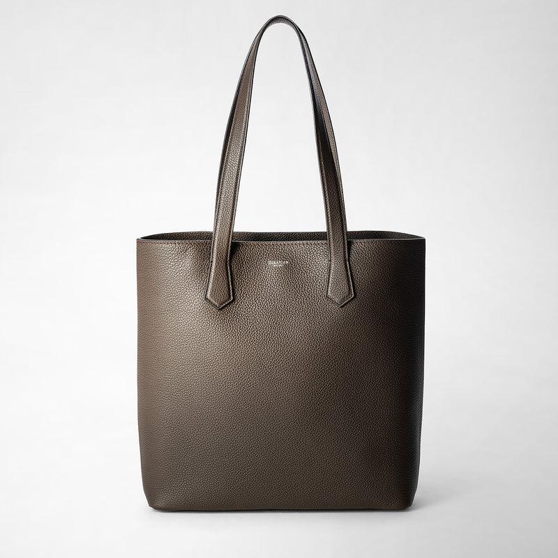 Serapian Day tote bag in cachemire leather espresso Promozione