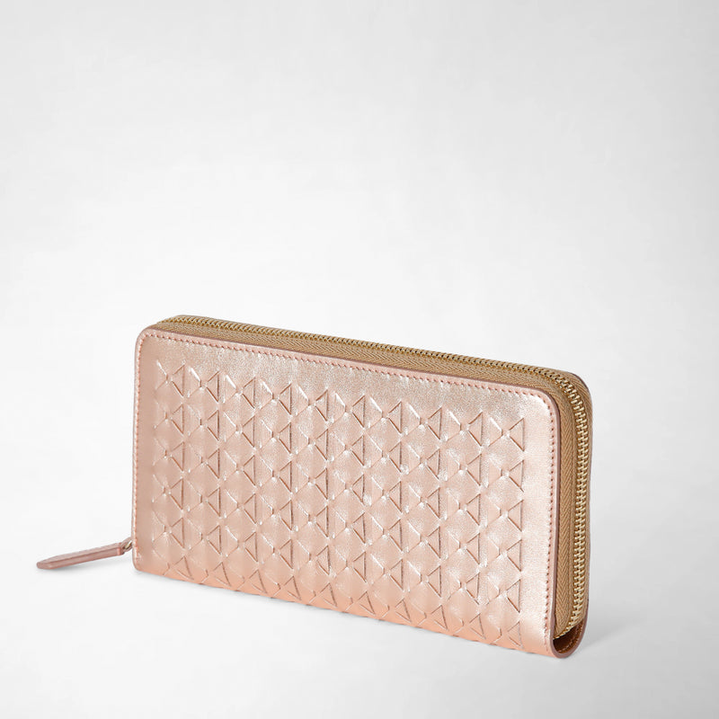 Serapian PORTAFOGLIO CON ZIP IN MOSAICO Sconto