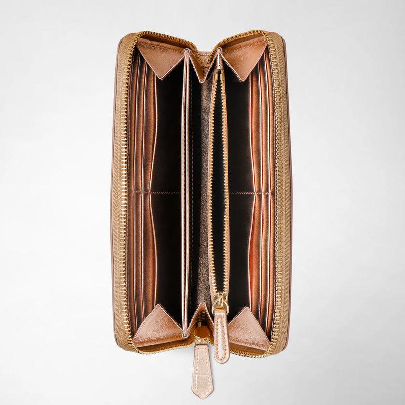 Serapian PORTAFOGLIO CON ZIP IN MOSAICO Sconto