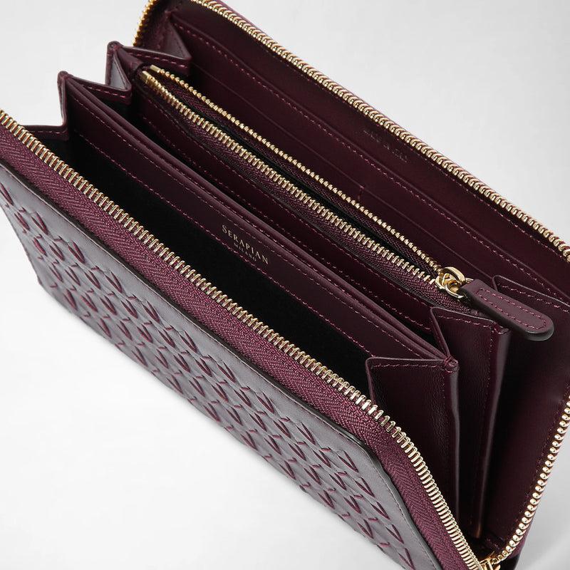 Serapian PORTAFOGLIO CON ZIP IN MOSAICO Offerta