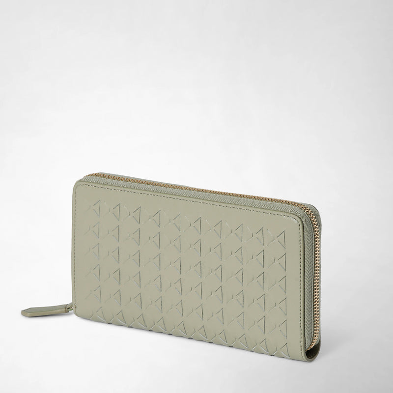 Serapian PORTAFOGLIO CON ZIP IN MOSAICO Economico