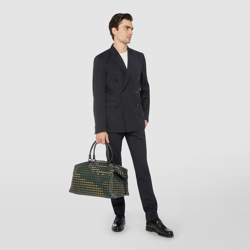 Serapian Travel bag mosaico mestieri d'arte winter garden