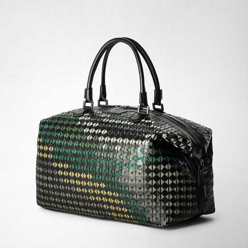 Serapian Travel bag mosaico mestieri d'arte winter garden In Vendita