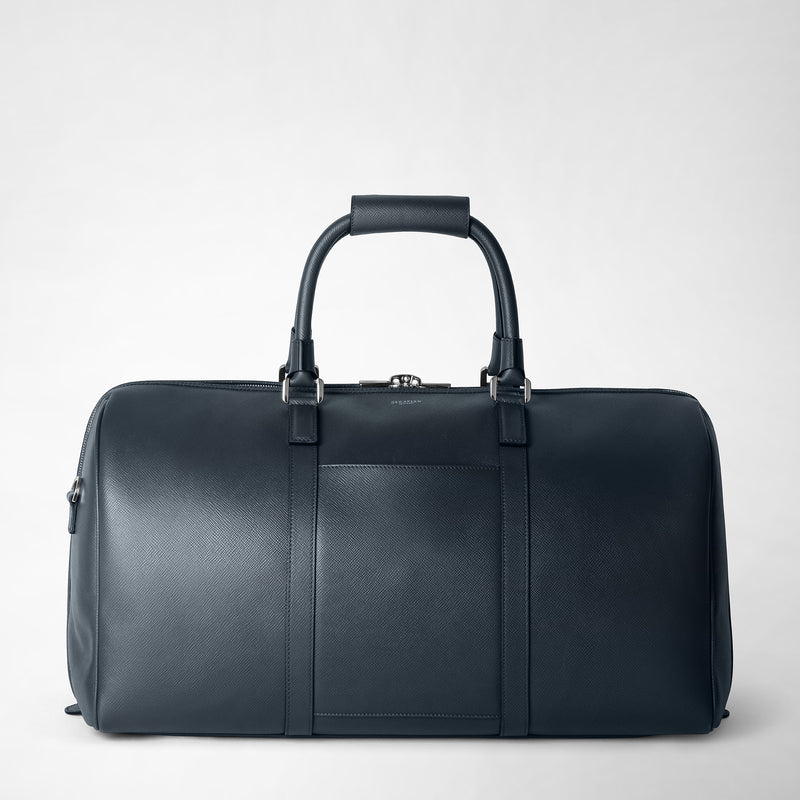Serapian Borsa da viaggio in pelle evoluzione blu navy Offerte
