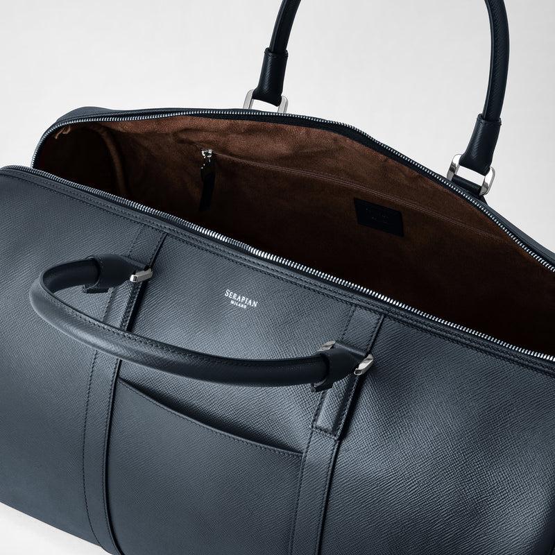 Serapian Borsa da viaggio in pelle evoluzione blu navy Offerte