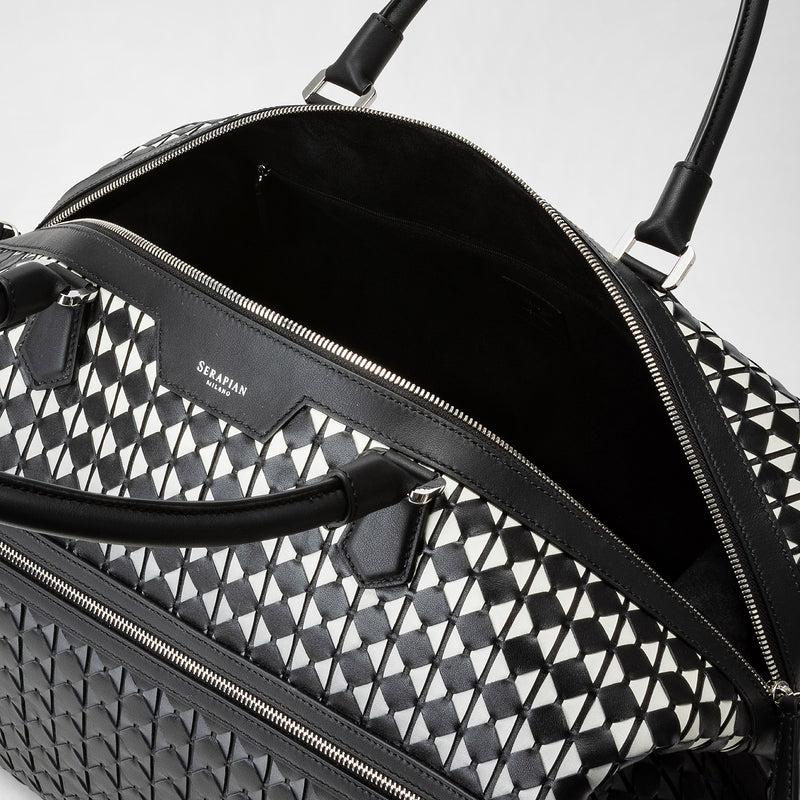 Serapian Travel bag in mosaico chiaroscuro Moda