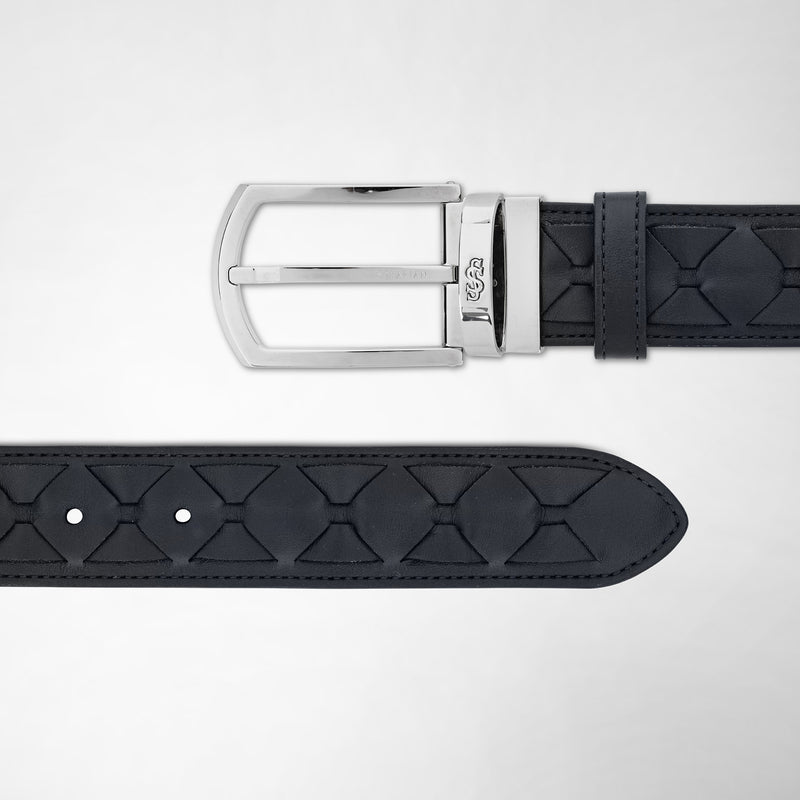 Serapian Belt in mosaico navy blue Italy