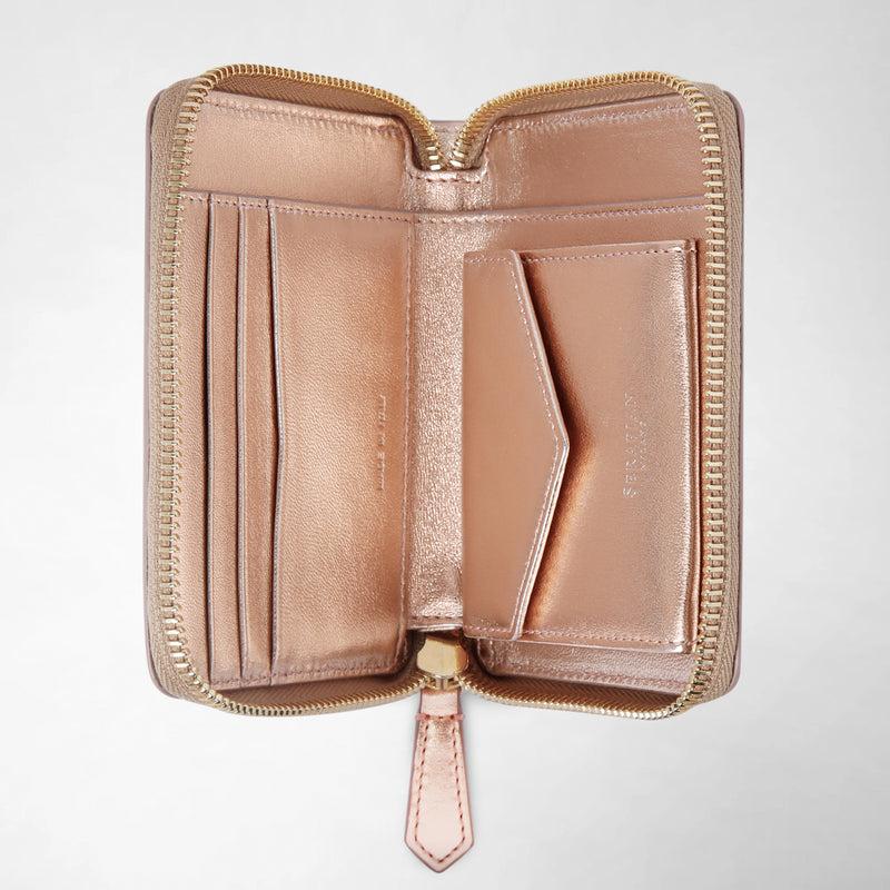 Serapian PORTAFOGLIO MINI CON ZIP IN MOSAICO Consegna Veloce