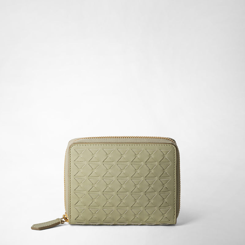 Serapian PORTAFOGLIO MINI CON ZIP IN MOSAICO
