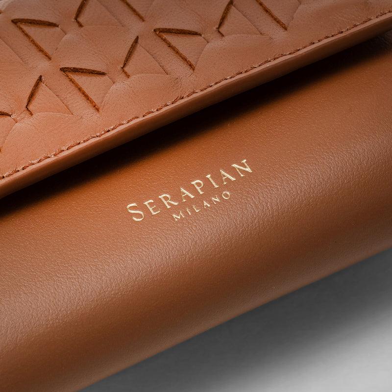 Serapian PORTAFOGLIO TRI-FOLD IN MOSAICO Fino Al -60%
